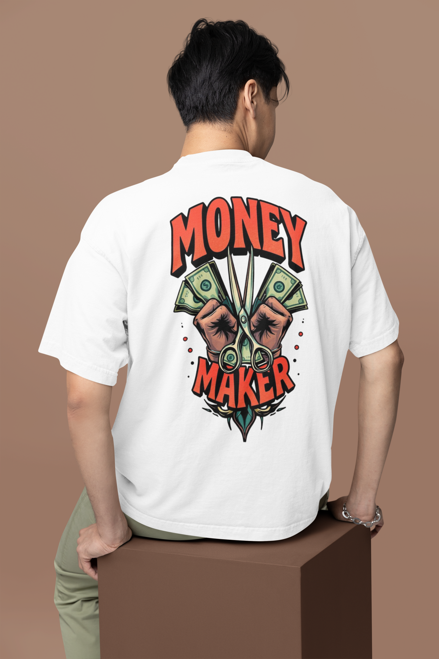 Classic Oversized Money Maker T-Shirt - Stylish & Comfortable | Qutcy